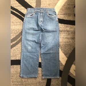 Hurley Men's Relaxed Straight-Leg Light Blue Jeans